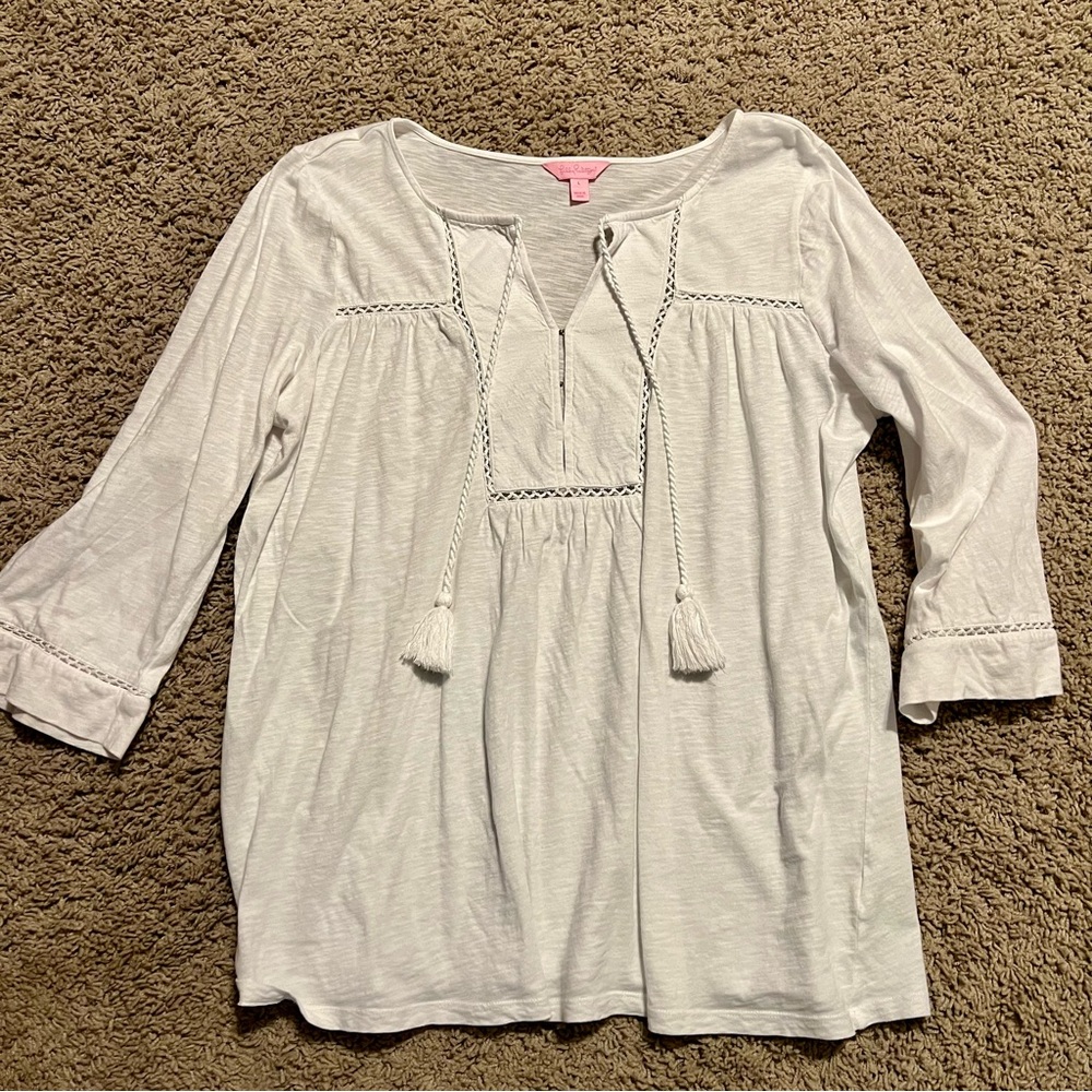 EUC Lilly Pulitzer Tilda tunic top, sz L